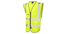 Lynton ISO 20471 Cl 2 Superior Waistcoat HV Yellow